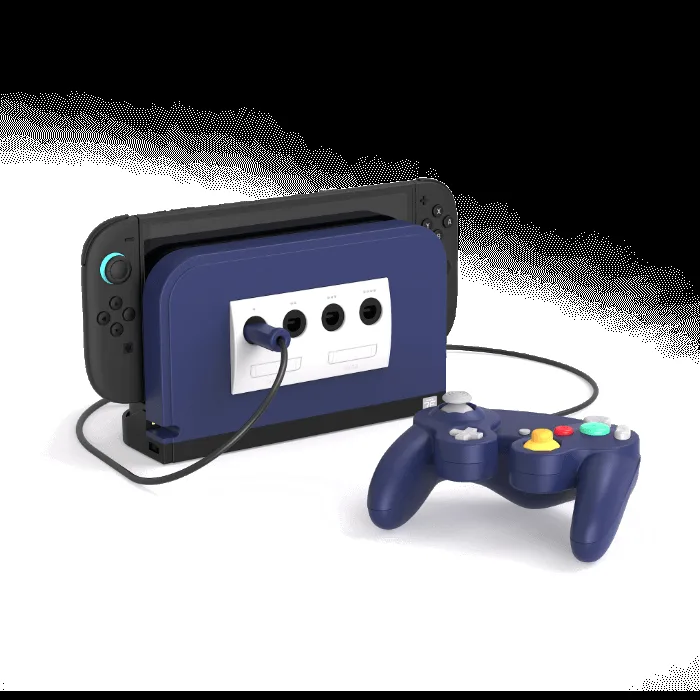 Le Battle Dock avec une manette GameCube branchée