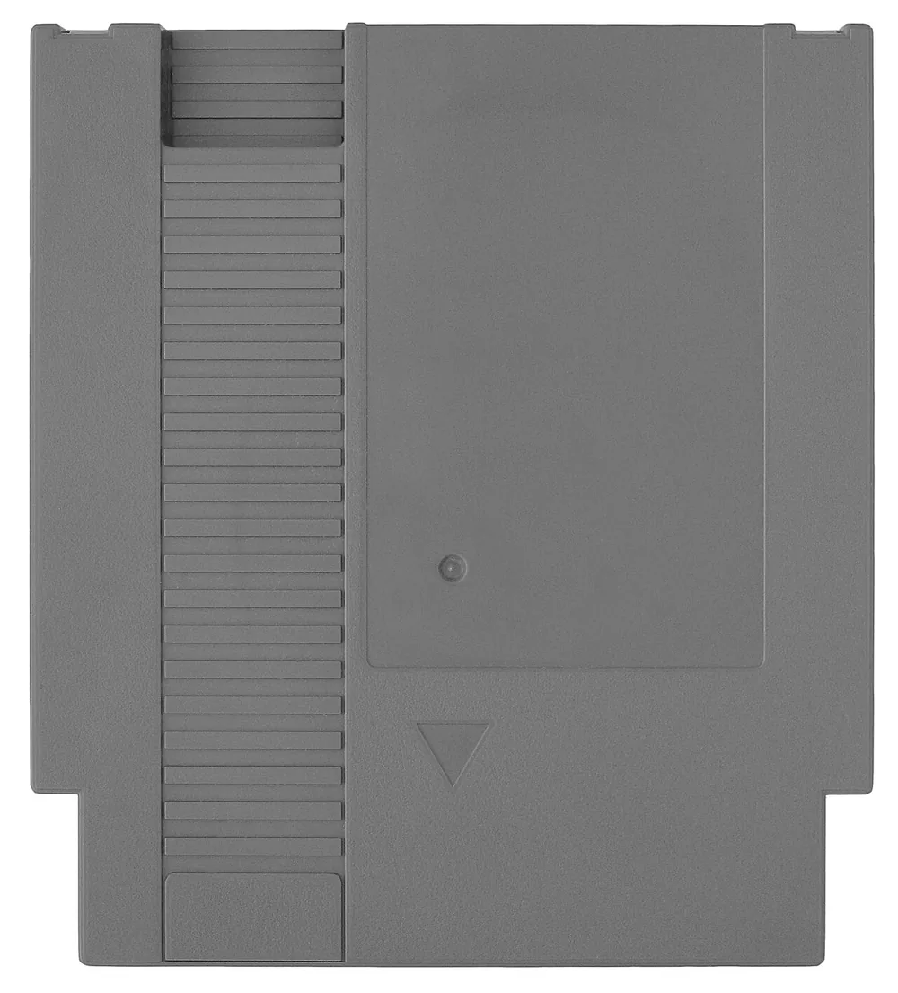 Une cartouche de NES. Copier un exemplaire que vous possédez, pour votre seul usage, se rapproche de la copie privée, à condition de ne contourner aucune protection et de ne jamais diffuser le fichier. (Domaine public, Evan Amos.)