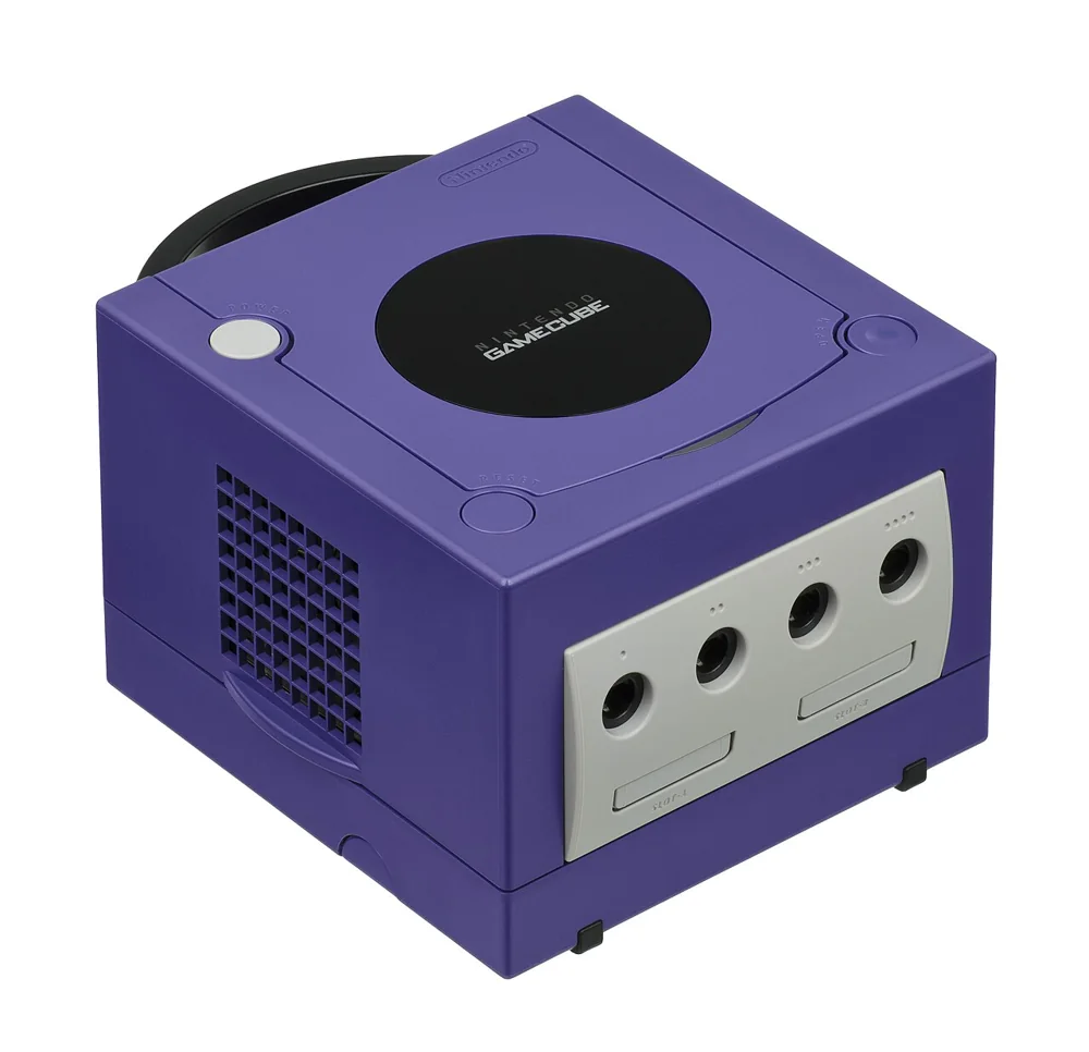 Console GameCube, autre angle