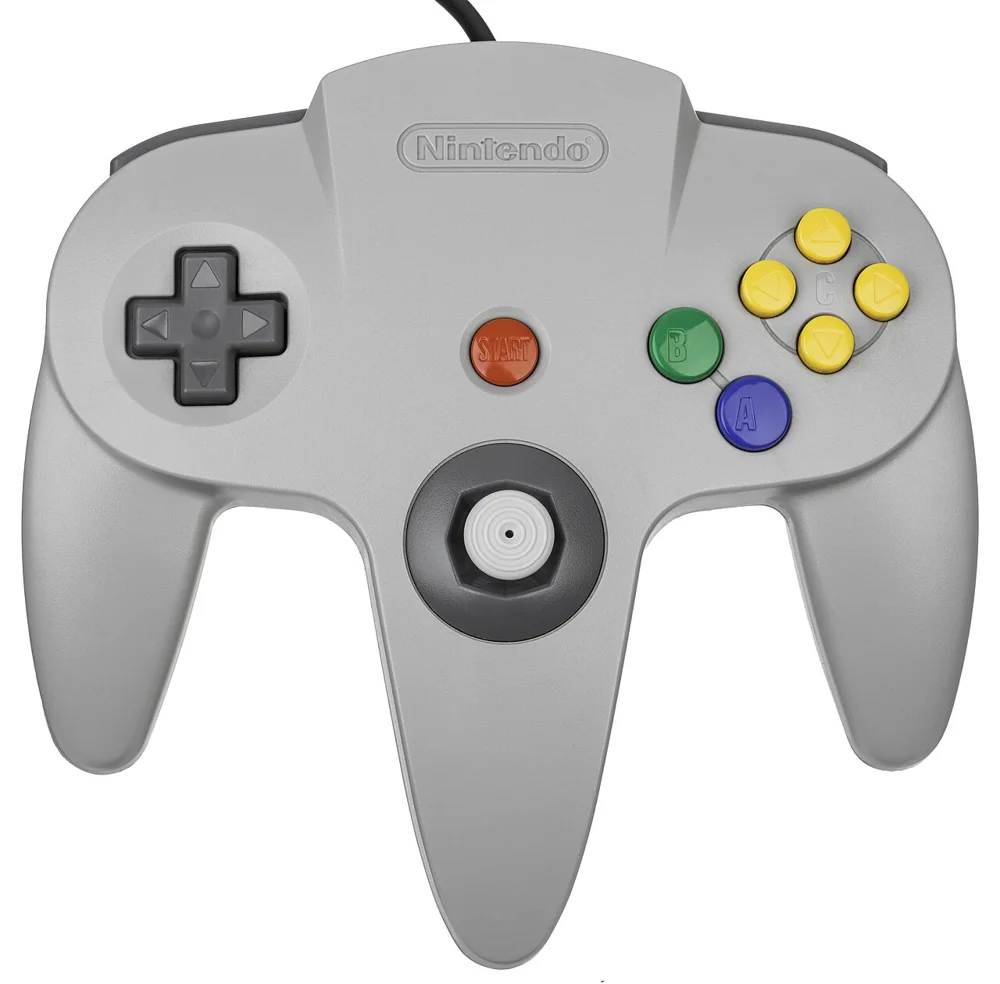Manette Nintendo 64 à trois poignées