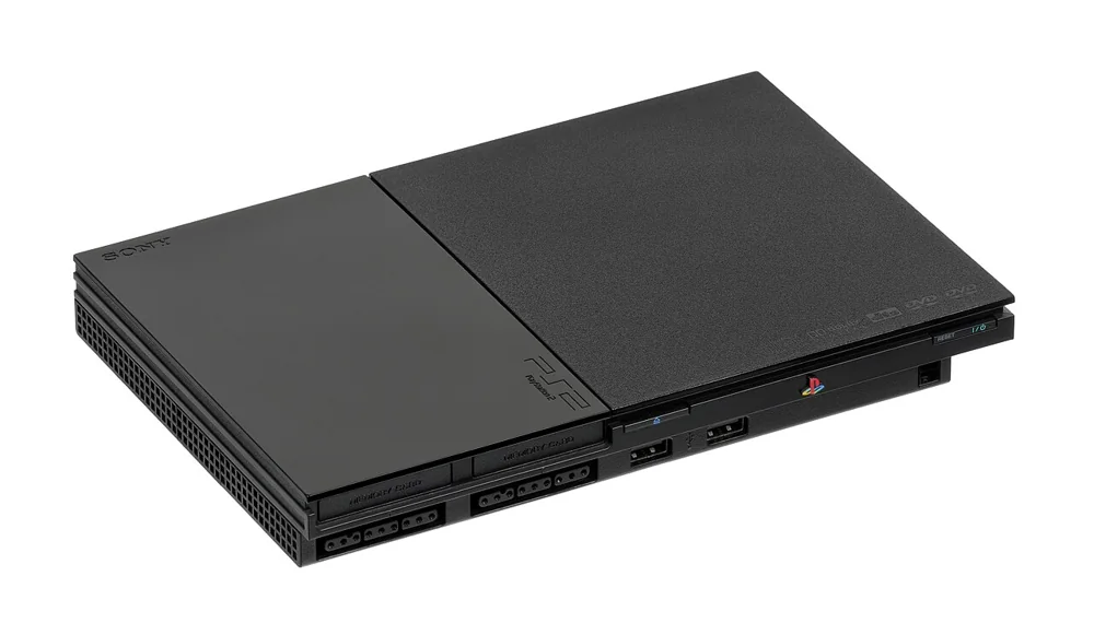 PlayStation 2 Slimline, autre angle