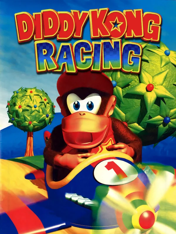 Jaquette nord-américaine de Diddy Kong Racing sur Nintendo 64