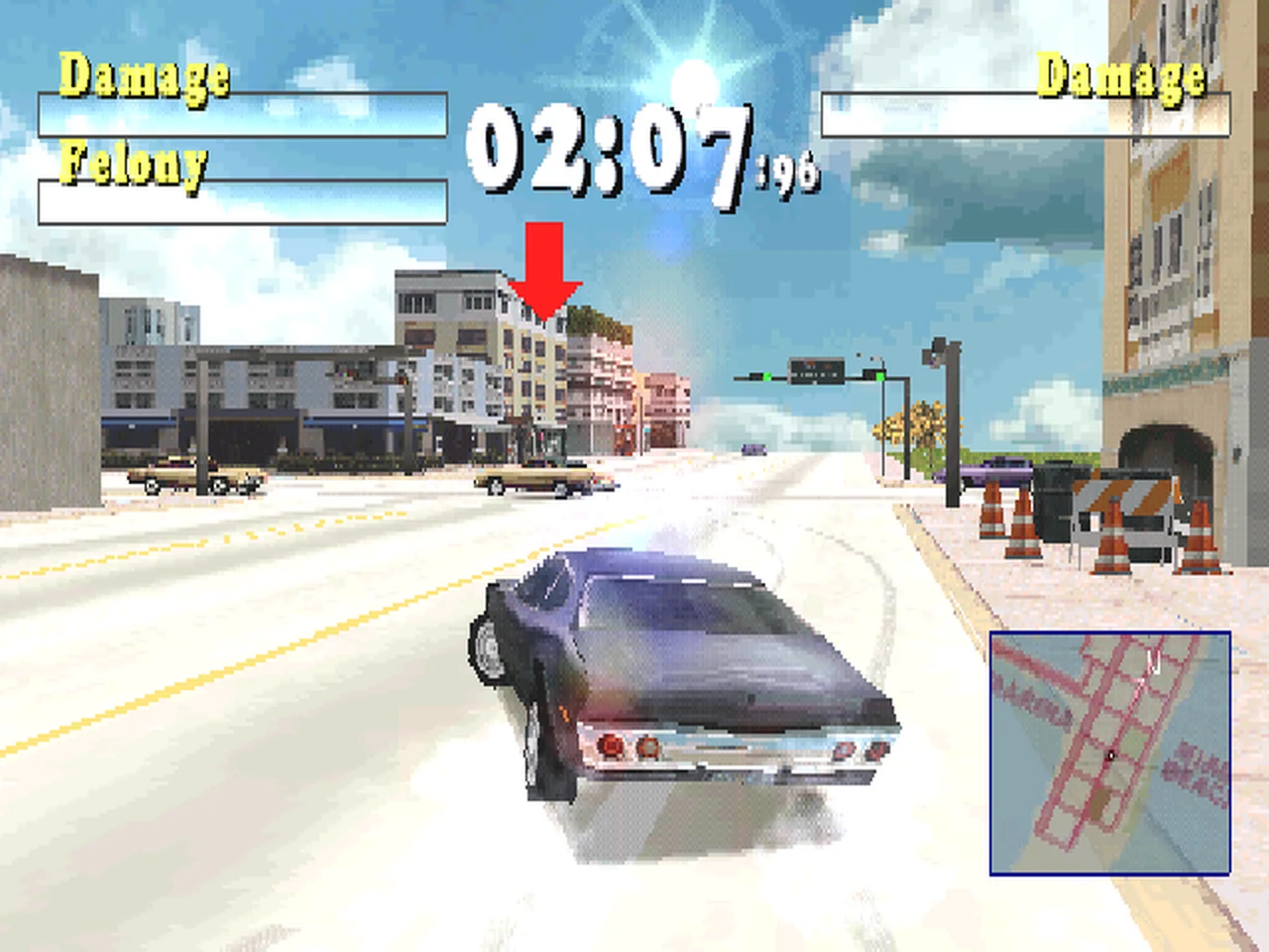 Capture de Driver (1999) sur PlayStation