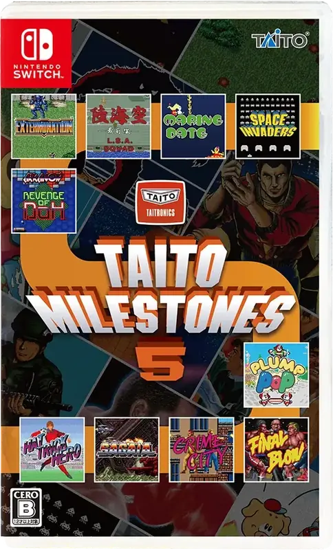 Taito Milestones 5 réunit Space Invaders, Sagaia et huit autres jeux d'arcade de Taito sur Switch