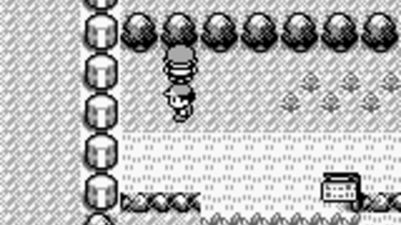 Capture du jeu original Pokémon Rouge sur Game Boy, avec le joueur face à un tas de Voltorbe