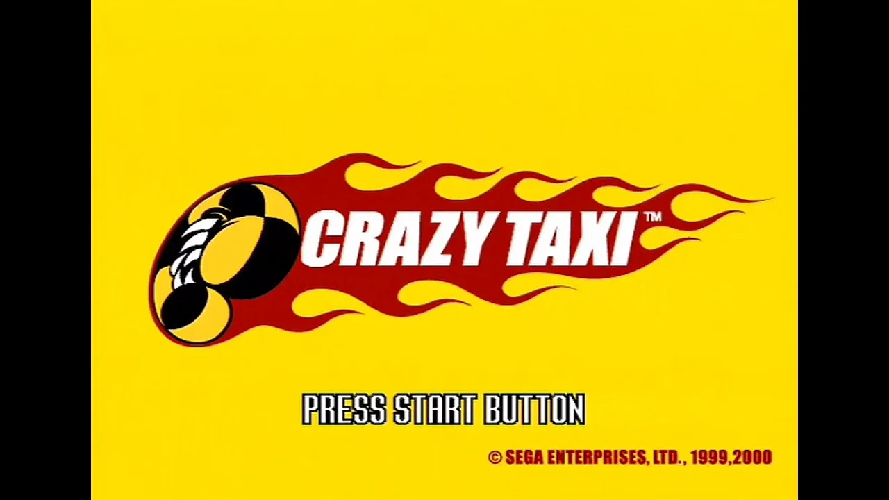 Gameplay de Crazy Taxi sur Dreamcast