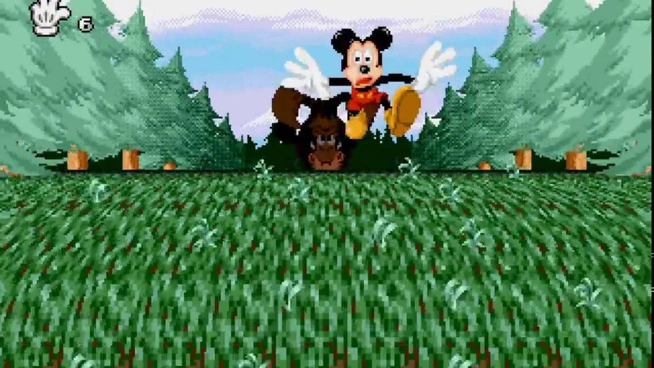 Gameplay de Mickey Mania sur Mega Drive