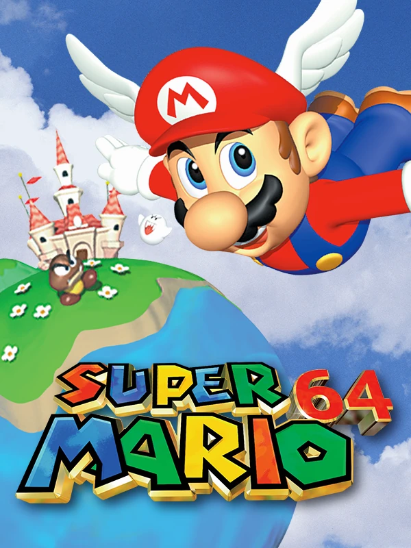 Jaquette de Super Mario 64 (1996)