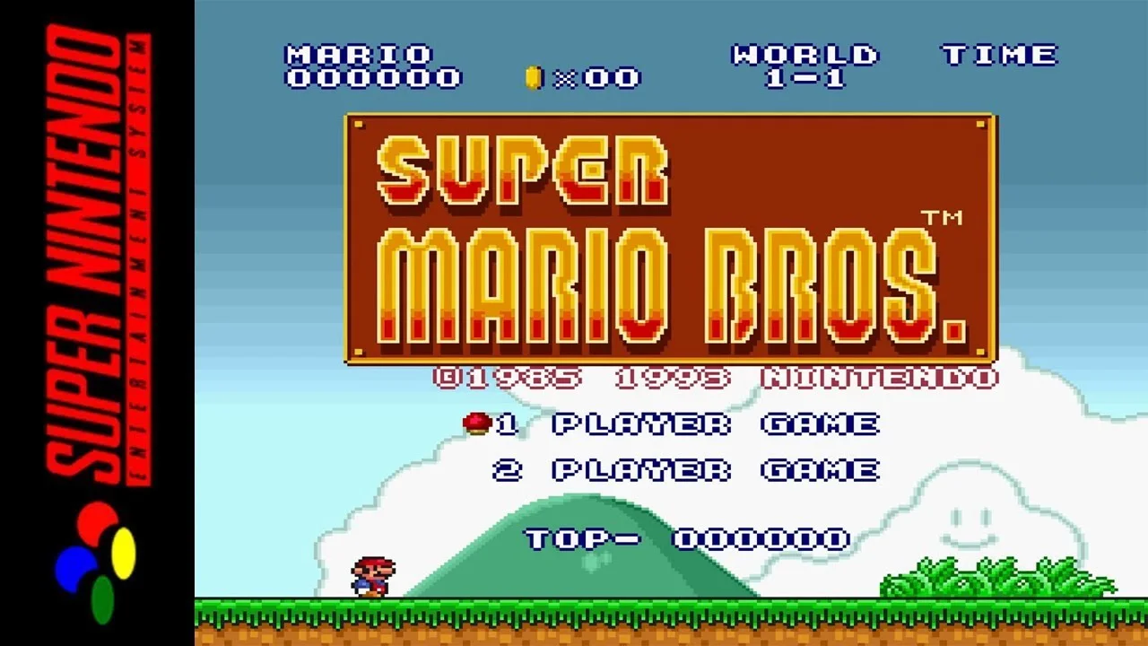 Gameplay de Super Mario Bros. dans Super Mario All-Stars (1993)