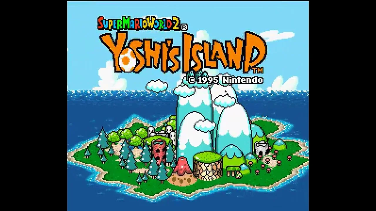 Partie complète de Super Mario World 2: Yoshi's Island sur Super Nintendo, version nord-américaine