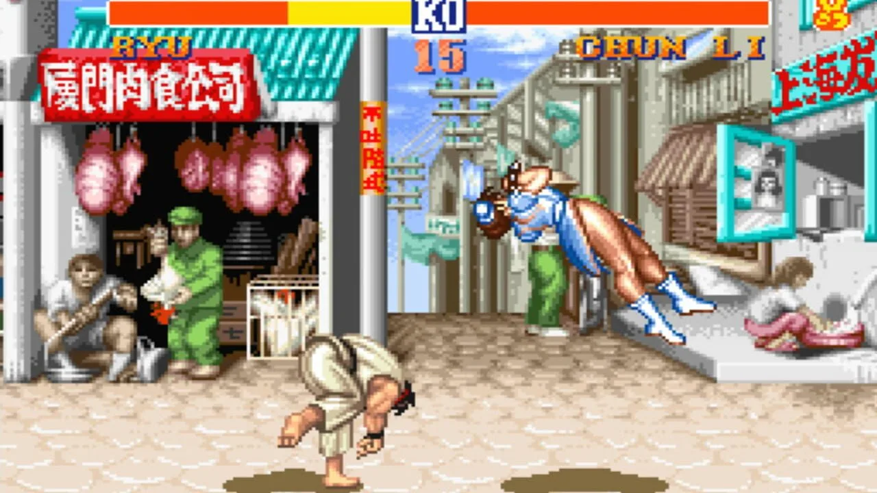 Street Fighter II sur Super Nintendo