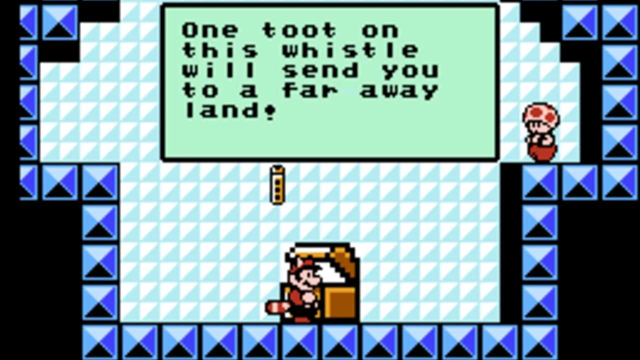 Capture de Super Mario Bros. 3 : la maison de Toad et le sifflet magique