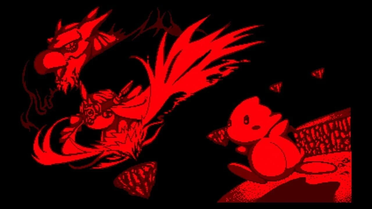 Capture d'écran de D-Hopper, jeu Virtual Boy développé par Intelligent Systems
