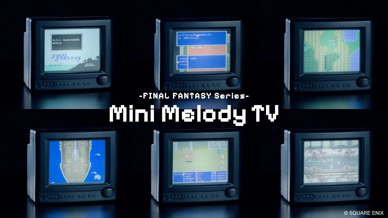 Vidéo promotionnelle officielle des Mini Melody TV Final Fantasy par Square Enix