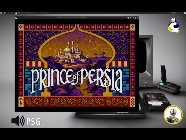 Démonstration de Prince of Persia sur MSX2 par David Heremans