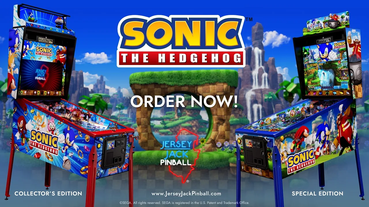 Bande-annonce officielle du flipper Sonic the Hedgehog