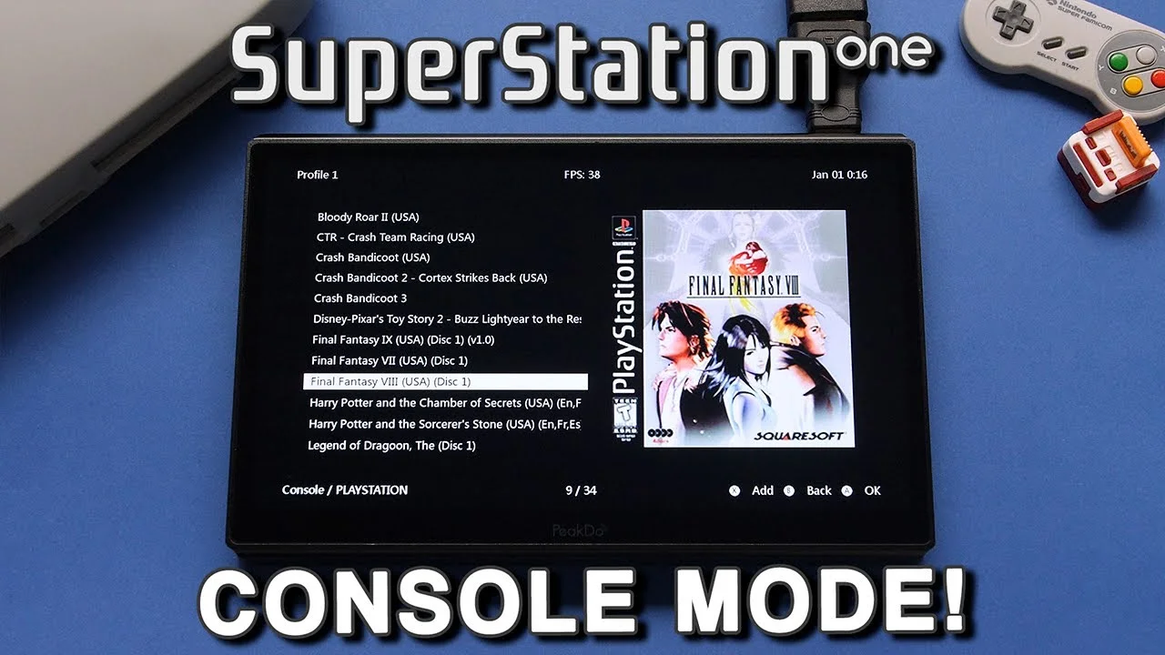Vidéo de présentation du Console Mode du SuperStation One, par Taki Udon