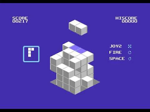 Vidéo de démonstration de TetrISO sur Commodore 64