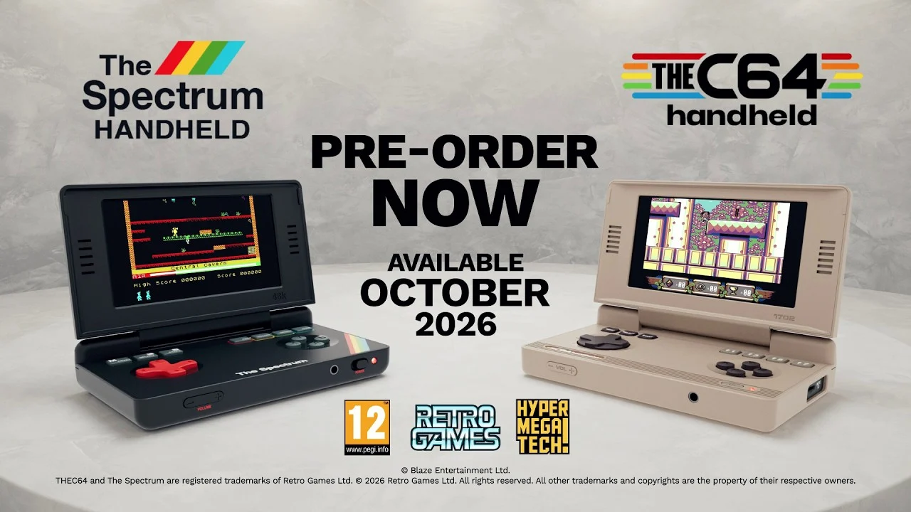 Vignette de la bande-annonce de THEC64 Handheld et de The Spectrum Handheld
