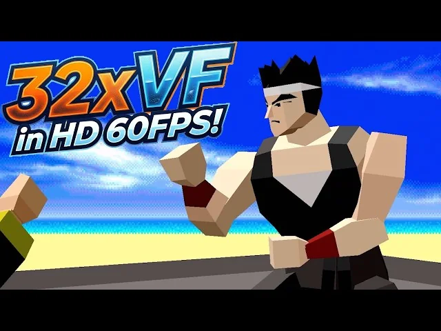 Démonstration du moteur HD de WangDrum sur Virtua Fighter 32X
